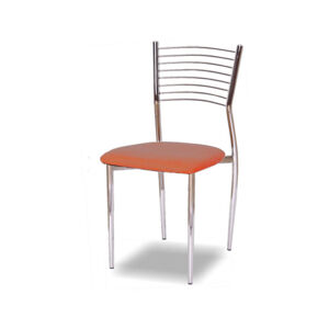 Jedálenská stolička, oranžová, ZAIRA