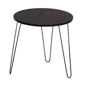 Príručný stolík, čierny dub/čierna, RONIN P4, poškodený tovar