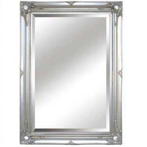 Zrkadlo, strieborný rám, MALKIA TYP 7, rozbalený tovar
