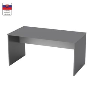 Písací stôl, grafit/biela, RIOMA TYP 16