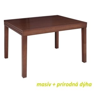 Jedálenský stôl, rozkladací, orech, 120-240x90 cm, FARO