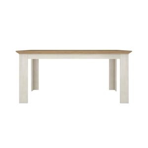 TEMPO KONDELA Jedálenský stôl, rozkladací, sosna nordická/dub kamenný, ARMOND TYP 15