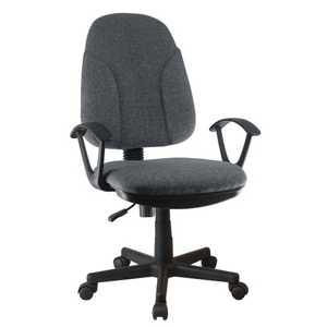 Kancelárska stolička, sivá látka, DEVRI P1, poškodený tovar