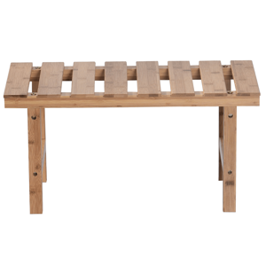 Príručný stolík k vírivke v tvare obdĺžnika, prírodný bambus, VIREO TYP 4