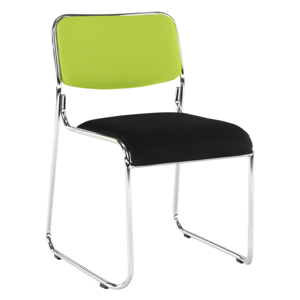 Zasadacia stolička, zelená/čierna sieťovina, BULUT R1, rozbalený tovar