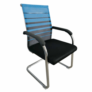 Zasadacia stolička, modrá/čierna, ESIN