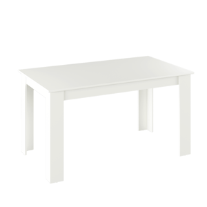Jedálenský stôl, biela, 140x80 cm, GENERAL NEW P1, poškodený tovar