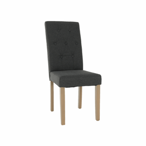 Jedálenská stolička, sivá/svetlý buk, JANIRA RP1, rozbalený tovar