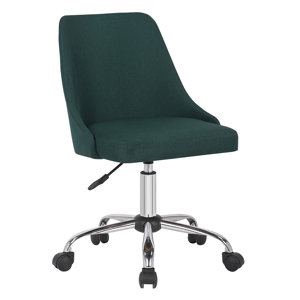 Kancelárska stolička, smaragdová/chróm, EDIZ