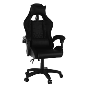 Kancelárske/herné kreslo s RGB LED podsvietením, čierna, MAFIRO, rozbalený tovar