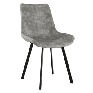 Jedálenská stolička, sivá, NIRO, rozbalený tovar