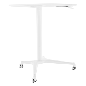 Pracovný stôl s nastaviteľnou výškou, biela, NIXON RP1, rozbalený tovar