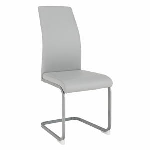 Jedálenská stolička, svetlosivá/sivá, NOBATA, rozbalený tovar