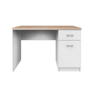 PC stôl 1D1S Topty 09, biela/dub sonoma, rozbalený tovar