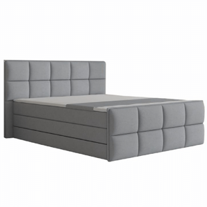 Komfortná posteľ, sivá látka, 160x200, RAVENA MEGAKOMFORT R1, rozbalený tovar