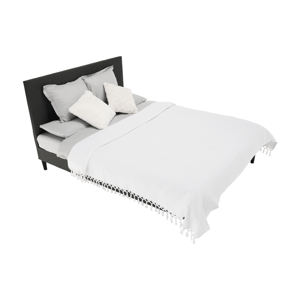 Manželská posteľ, tmavosivá, 160x200cm, RAVELLO, rozbalený tovar