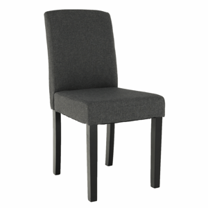 Jedálenská stolička, sivá/čierna, SELUNA NEW