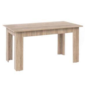 Jedálenský stôl, dub sonoma, 140x80 cm, GENERAL NEW P1, poškodený tovar