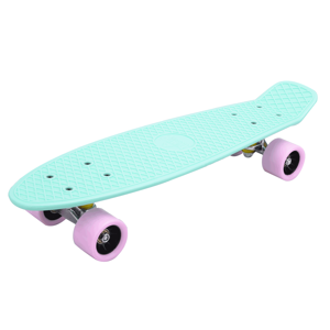 Skateboard, pennyboard, neomint/ružová, TESAL